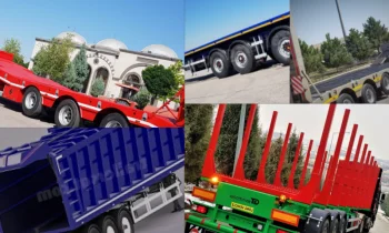 İnşaat Makinesi Taşınmasına Lowbed / Low Loeder Semi Trailers Tercihi